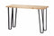 Tables Sofa Table - 48" X 18" X 30" Natural Maple And Steel Sofa Table HomeRoots