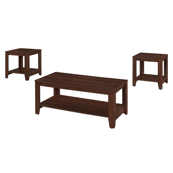 Tables Sofa Table - 60'.5" x 82" x 57" Cherry - Table 3pcs Set HomeRoots