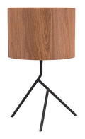 Tables Table Lamp Set - 13.6" x 13.6" x 19.7" Brown, Steel, Table Lamp HomeRoots