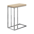 Tables Tall Accent Table - 18'.25" x 10'.25" x 25'.25" Natural, Particle Board, Metal - Accent Table HomeRoots