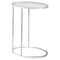 Tables Tall Accent Table - 18'.5" x 12" x 24" Chrome, Metal - Accent Table HomeRoots