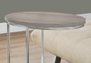 Tables Tall Accent Table - 18'.5" x 12" x 25" Dark Taupe, Particle Board, Laminate, Metal - Accent Table HomeRoots