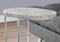 Tables Tall Accent Table - 18'.5" x 12" x 25" Grey, Particle Board, Laminate, Metal - Accent Table HomeRoots