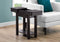 Tables Tall Accent Table - 20" x 11'.75" x 24" Cappuccino, Particle Board, Hollow-Core, Storage - Accent Table HomeRoots