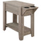 Tables Tall Accent Table - 28'.75" x 12" x 22'.5" Taupe, Particle Board - Accent Table HomeRoots