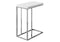 Tables White Accent Table - 18'.25" x 10'.25" x 25'.25" White, Particle Board, Metal - Accent Table HomeRoots