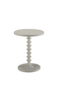 Tables White Side Table - 17" X 17" X 22" White Solid Wood Leg Side Table HomeRoots