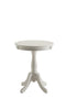 Tables White Side Table - 18" X 18" X 22" White Solid Wood Leg Side Table HomeRoots