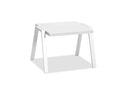Tables White Side Table - 22" X 18" X 16" White Aluminum Side Table HomeRoots