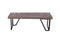 Tables Wood Coffee Table - 24" X 48" X 16" Natural/Black Wood Iron Coffee Table HomeRoots