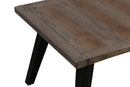 Tables Wood Coffee Table - 42" X 23.'5" X 18" Brown Pine Wood And Mdf Coffee Table HomeRoots