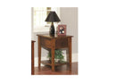 Tables Wood End Tables - 20" X 24" X 26" Tobacco Hardwood End Table HomeRoots