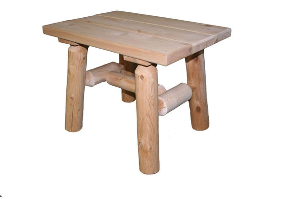 Tables Wood End Tables - 23" X 17" X 18" Natural Wood End Table HomeRoots