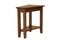 Tables Wood End Tables - 24" X 16" X 24" Burnished Walnut Hardwood Angled End Table HomeRoots