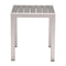 Tables Wooden Side Table - 20" X 20" X 22" Gray And Beige Beach Side Table HomeRoots