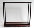 Tables Wooden Table - 13.75" x 40" x 39.25" Table Top Display Case HomeRoots