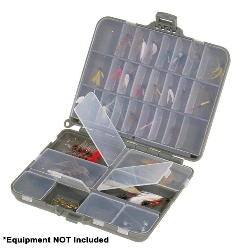 Tackle Storage Plano Compact Side-By-Side Tackle Organizer - Grey/Clear [107000] Plano