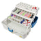 Tackle Storage Plano Ready Set Fish Three-Tray Tackle Box - Aqua Blue/Tan [620310] Plano