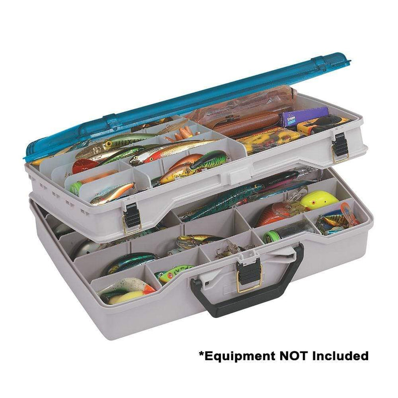 Tackle Storage Plano Two-Tier Satchel - Beige/Blue [115503] Plano