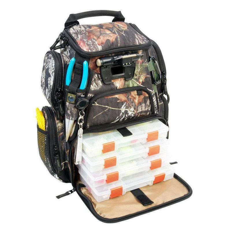 Tackle Storage Wild River RECON Mossy Oak Compact Lighted Backpack w/4 PT3500 Trays [WCT503] Wild River