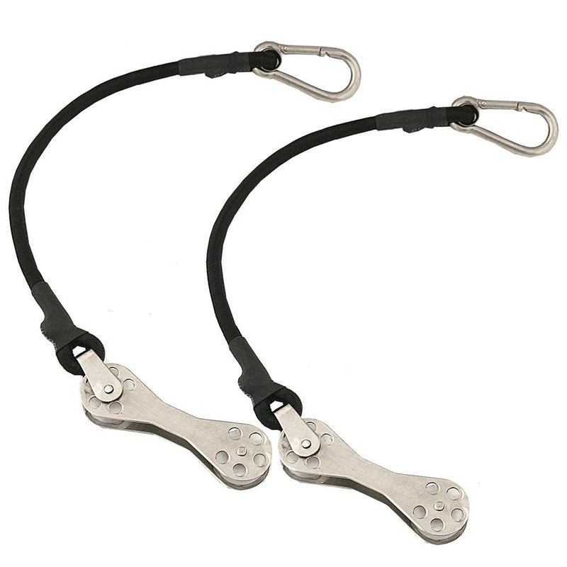 Taco Shock Cord w-Double Roller (Pair) [COK-0022-2]-Outrigger Accessories-JadeMoghul Inc.