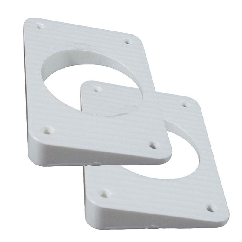 TACO Wedge Plates f-Grand Slam Outriggers - White [WP-150WHA-1]-Outrigger Accessories-JadeMoghul Inc.