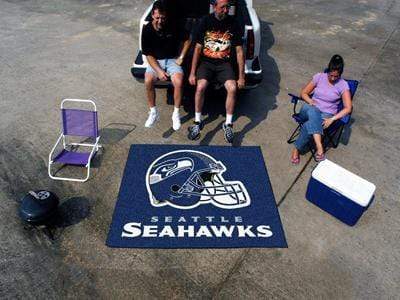 Tailgater Mat BBQ Grill Mat NFL Seattle Seahawks Tailgater Rug 5'x6' FANMATS