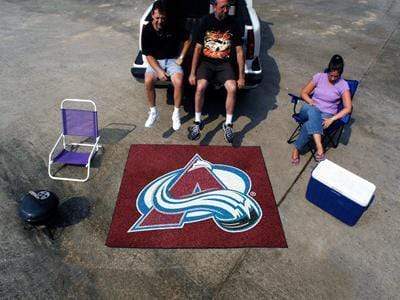 Tailgater Mat BBQ Grill Mat NHL Colorado Avalanche Tailgater Rug 5'x6' FANMATS