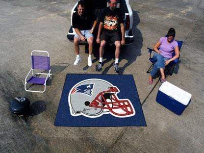 Tailgater Mat BBQ Mat NFL New England Patriots Tailgater Rug 5'x6' FANMATS