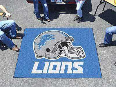 Tailgater Mat Grill Mat NFL Detroit Lions Tailgater Rug 5'x6' FANMATS