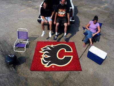 Tailgater Mat Grill Mat NHL Calgary Flames Tailgater Rug 5'x6' FANMATS