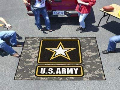 BBQ Store U.S. Armed Forces Sports  Army Tailgater Rug 5'x6'