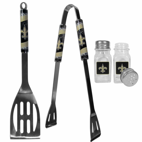 Tailgating & BBQ Accessories New Orleans Saints 2pc BBQ Set with Salt & Pepper Shakers JM Sports-16