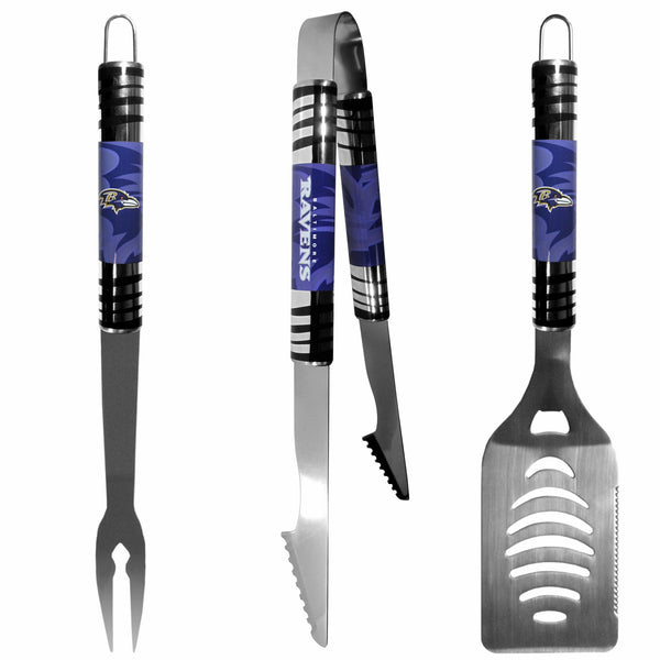 Tailgating & BBQ Accessories NFL - Baltimore Ravens 3 pc Tailgater BBQ Set JM Sports-16