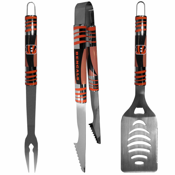 Tailgating & BBQ Accessories NFL - Cincinnati Bengals 3 pc Tailgater BBQ Set JM Sports-16