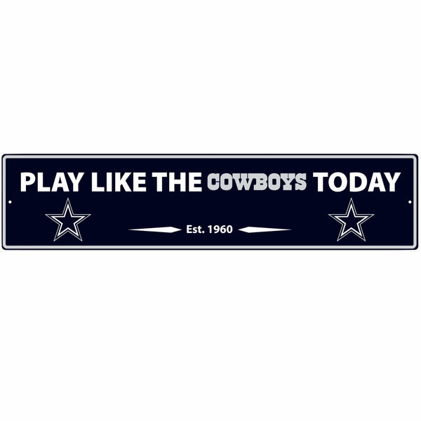 Tailgating & BBQ Accessories NFL - Dallas Cowboys Street Sign Wall Plaque JM Sports-7