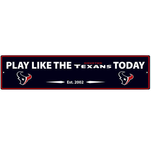 Tailgating & BBQ Accessories NFL - Houston Texans Street Sign Wall Plaque JM Sports-7