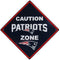 Tailgating & BBQ Accessories NFL - New England Patriots Caution Wall Sign Plaque JM Sports-11