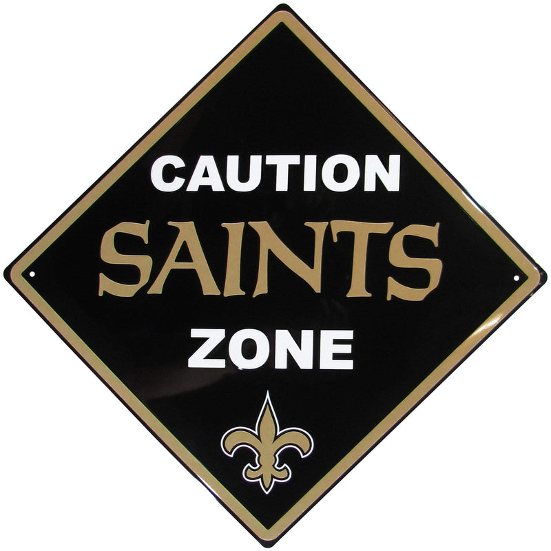 Tailgating & BBQ Accessories NFL - New Orleans Saints Caution Wall Sign Plaque JM Sports-11