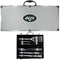 Tailgating & BBQ Accessories NFL - New York Jets 8 pc Stainless Steel BBQ Set w/Metal Case JM Sports-16