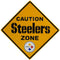 Tailgating & BBQ Accessories NFL - Pittsburgh Steelers Caution Wall Sign Plaque JM Sports-11