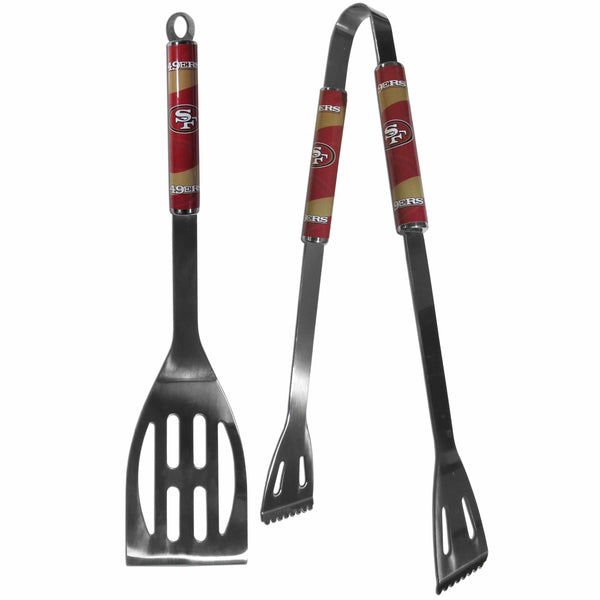 Tailgating & BBQ Accessories NFL - San Francisco 49ers 2 pc Steel BBQ Tool Set JM Sports-11