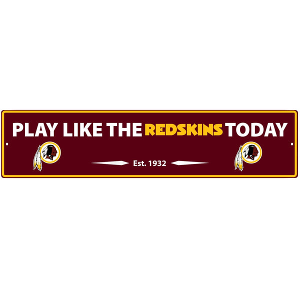 Tailgating & BBQ Accessories NFL - Washington Redskins Street Sign Wall Plaque JM Sports-7