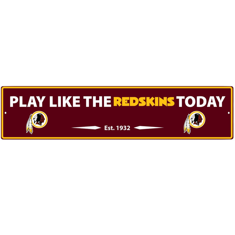 Tailgating & BBQ Accessories NFL - Washington Redskins Street Sign Wall Plaque JM Sports-7