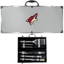 Tailgating & BBQ Accessories NHL - Arizona Coyotes 8 pc Stainless Steel BBQ Set w/Metal Case JM Sports-16