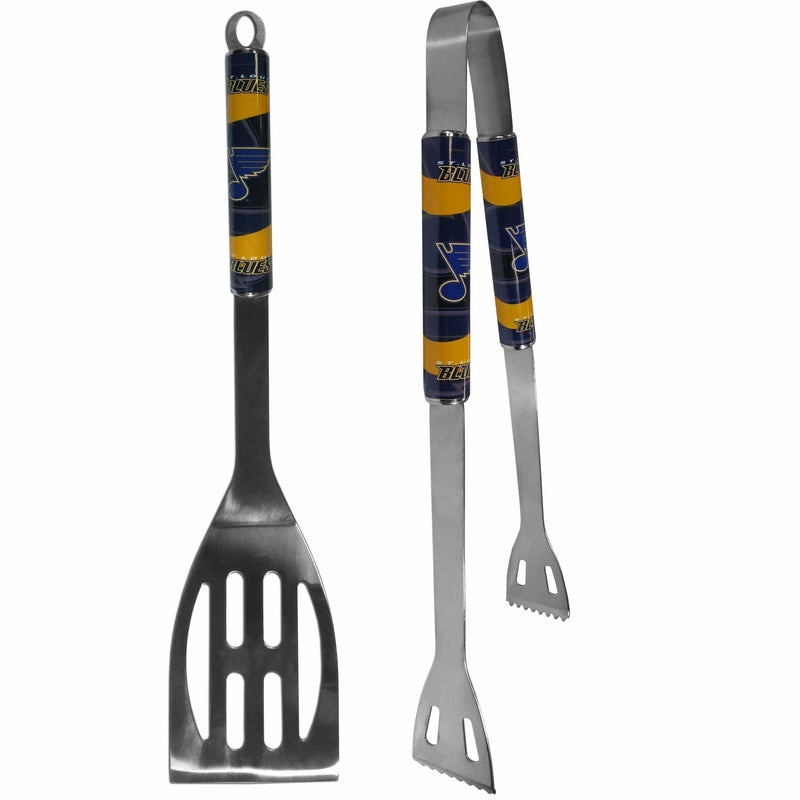 Tailgating & BBQ Accessories NHL - St. Louis Blues 2 pc Steel BBQ Tool Set JM Sports-11