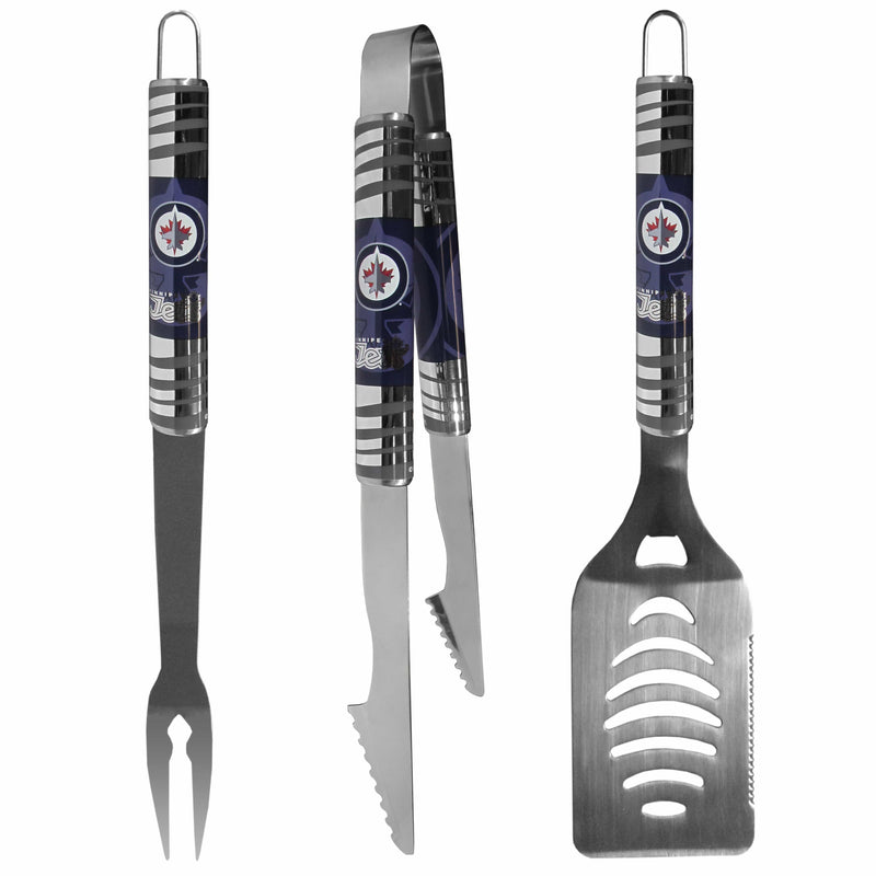 Tailgating & BBQ Accessories NHL - Winnipeg Jets 3 pc Tailgater BBQ Set JM Sports-16