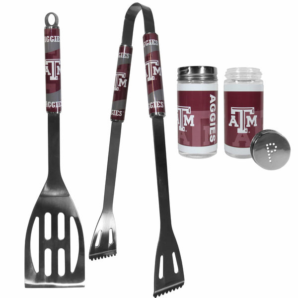 Tailgating & BBQ Accessories Texas A & M Aggies 2pc BBQ Set with Tailgate Salt & Pepper Shakers JM Sports-16