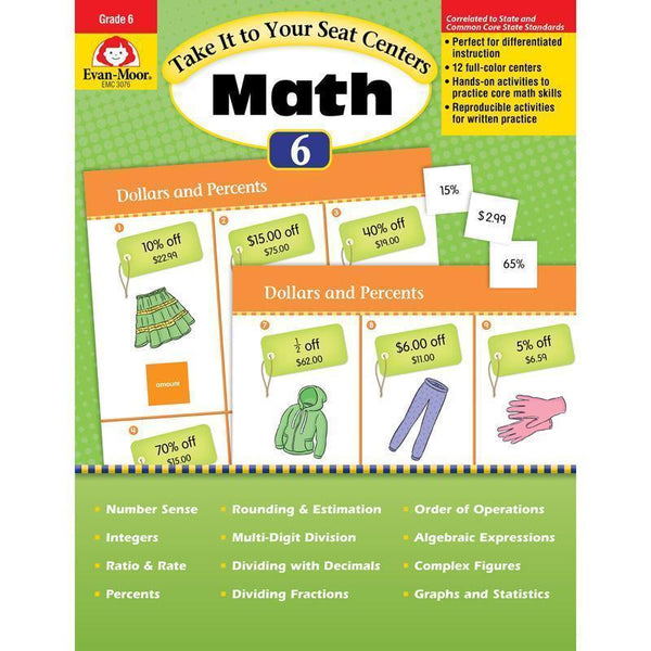 TAKE IT TO YOUR SEAT GR 6 MATH-Learning Materials-JadeMoghul Inc.