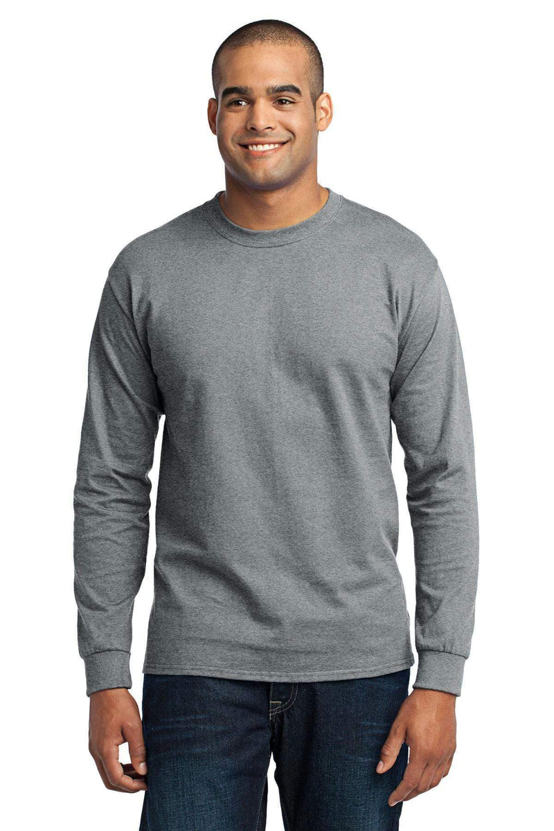 Tall Port & Company Tall Long Sleeve Core BlendTee. PC55LST Port & Company